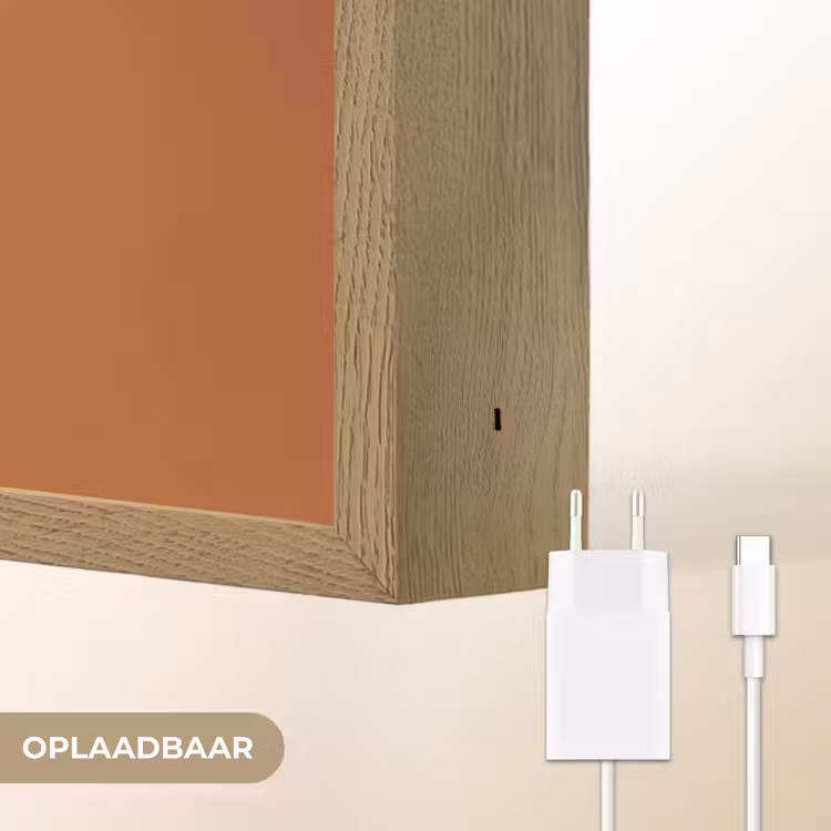 Lightbox - Wandlamp - Glazen - Bloem - Oranje — 7