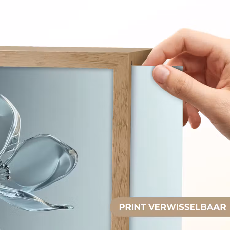 Lightbox - Wandlamp - Kristal - Bloemen - Grijs — 5