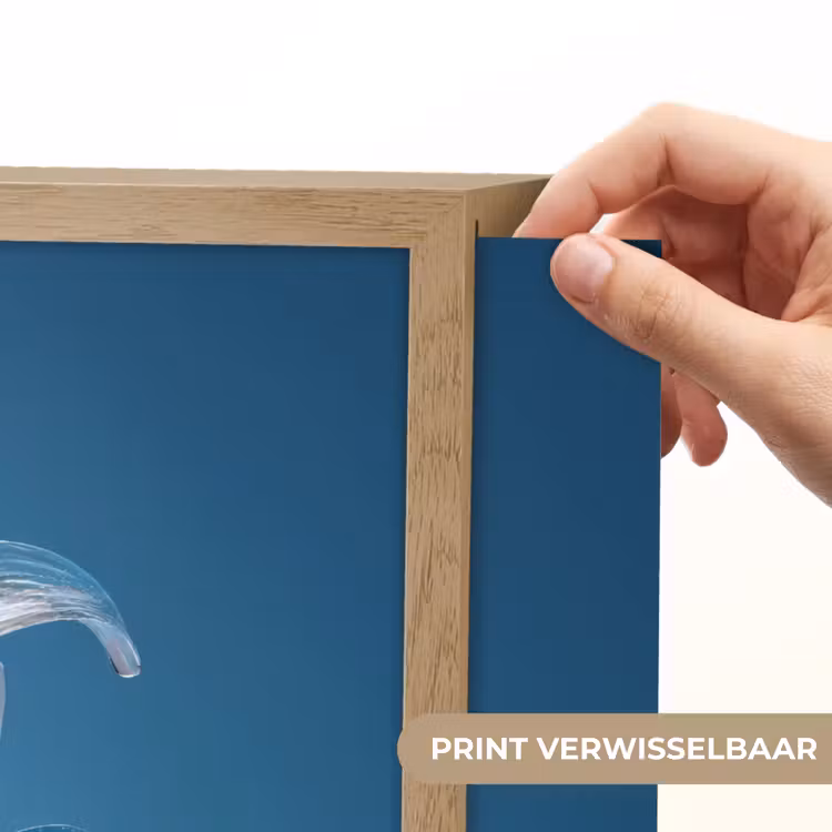 Lightbox - Wandlamp - Lelies - Blauw - Glazen — 5