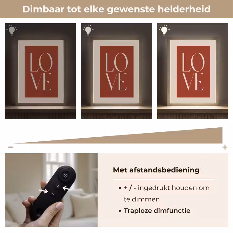 Lightbox - Wandlamp - Love - Rood - Minimalistisch — 8