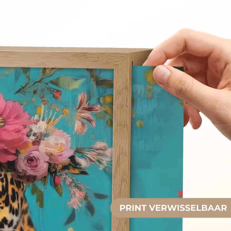 Lightbox - Wandlamp - Luipaard - Bloemen - Kroon — 5