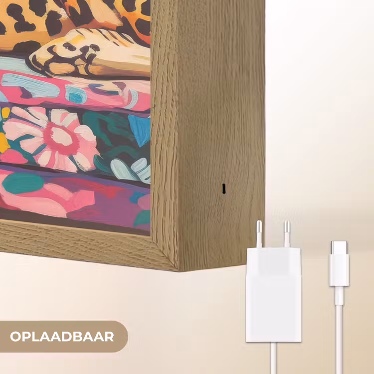 Lightbox - Wandlamp - Luipaard - Kleurrijk - Tropisch — 7