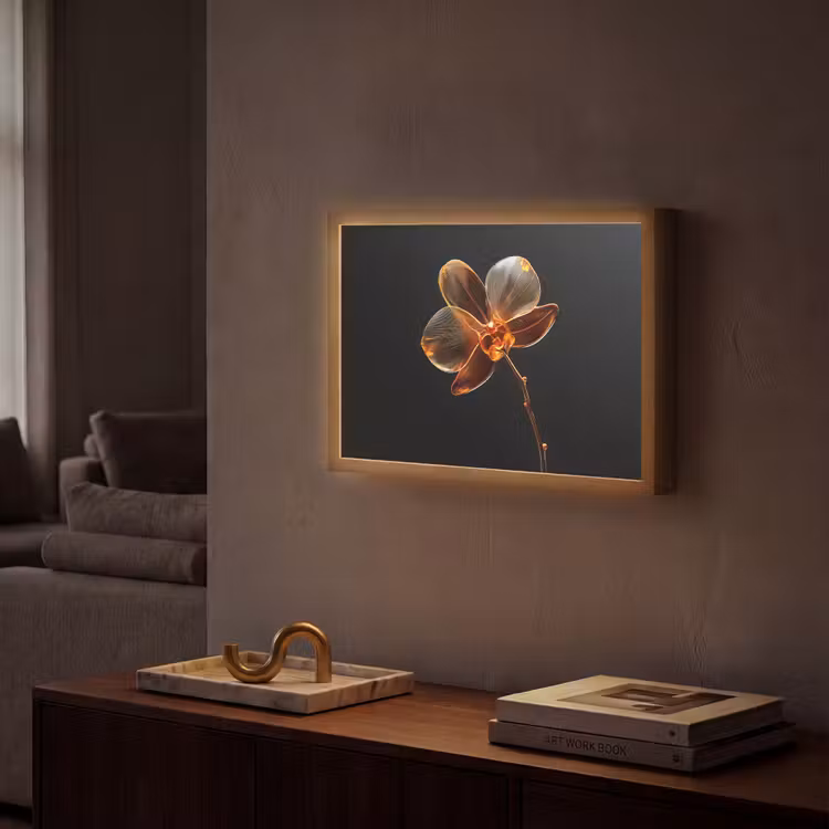 Lightbox - Wandlamp - Orchidee - Doorzichtig - Bloem — 2