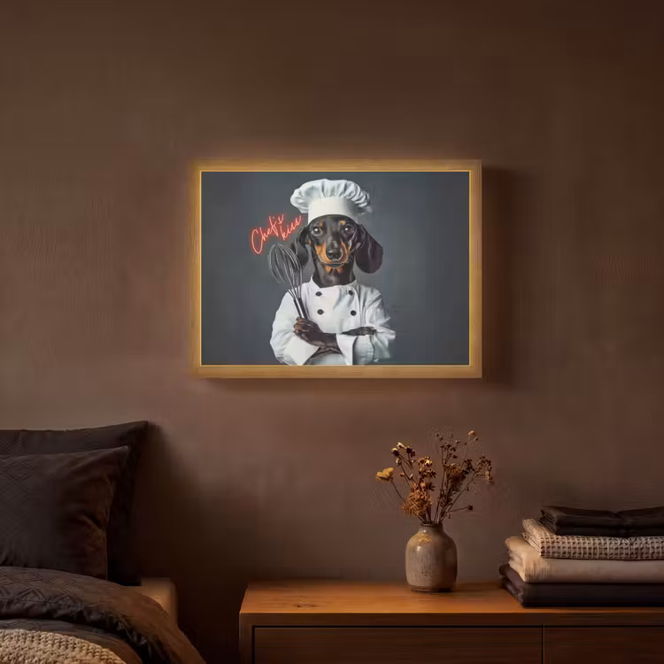 Lightbox - Wandlamp - Quote - Neon - Hond - Kokskleding — 3