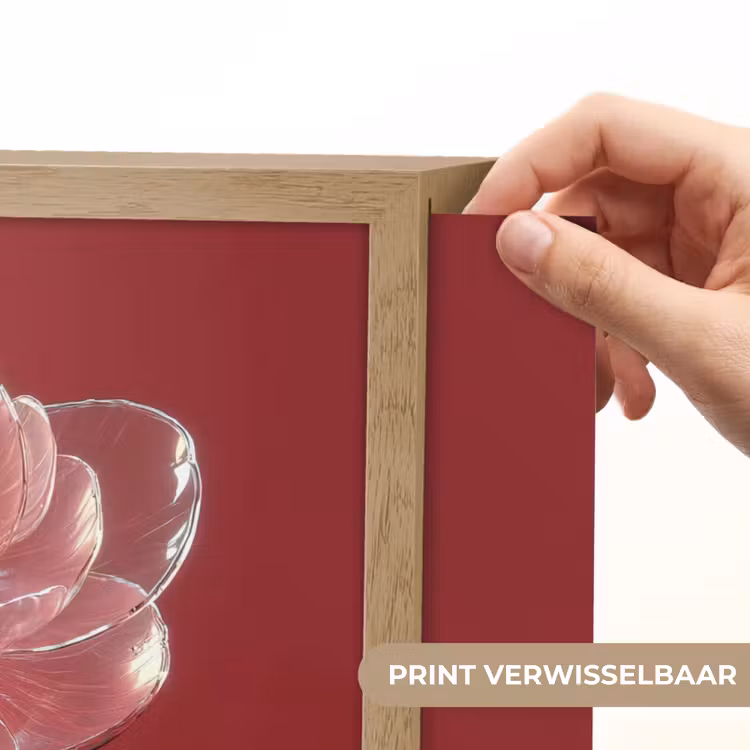 Lightbox - Wandlamp - Sierlijk - Bloem - Roze - Glazen — 5