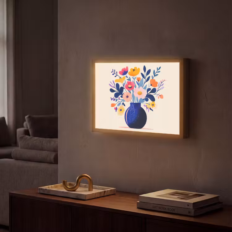 Lightbox - Wandlamp - Vaas - Bloemen - Boeket — 2