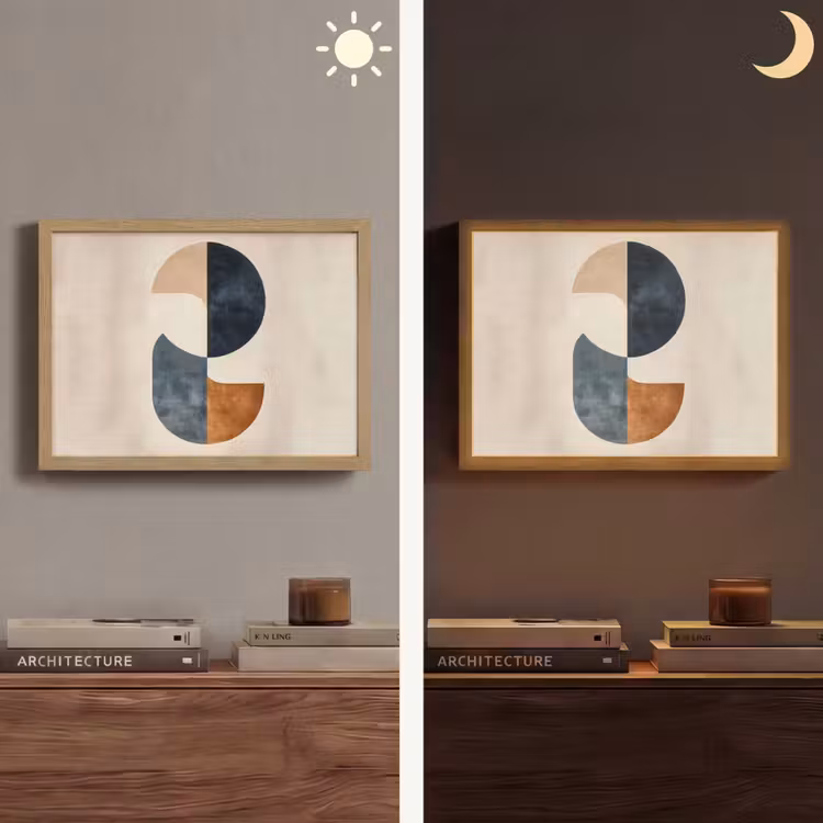 Lightbox - Wandlamp - Cirkels - Abstract - Kleurrijk — 6