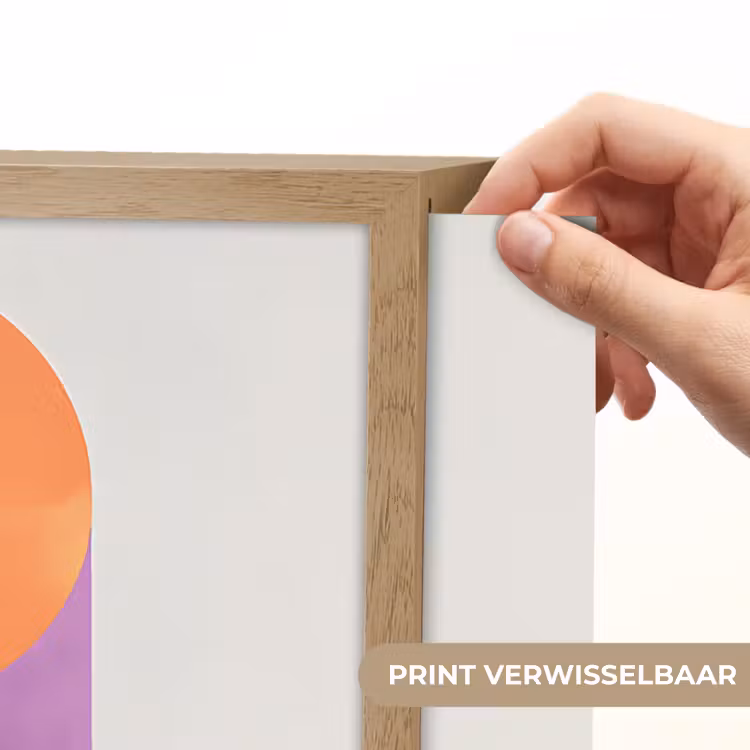 Lightbox - Wandlamp - Cirkels - Abstract - Paars — 5