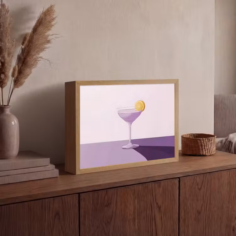 Lightbox - Wandlamp - Cocktail - Paars - Minimalistisch - Citroen — 4