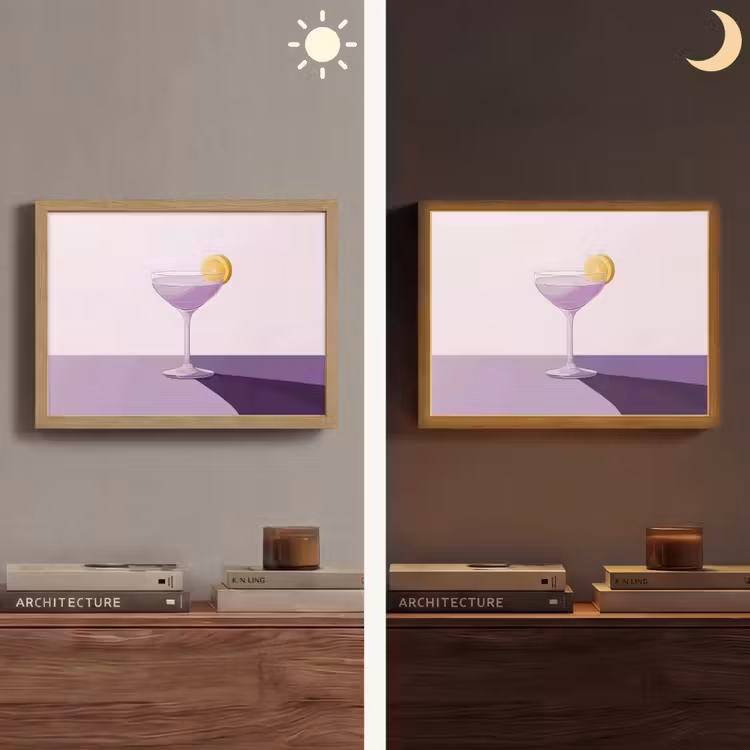 Lightbox - Wandlamp - Cocktail - Paars - Minimalistisch - Citroen — 6