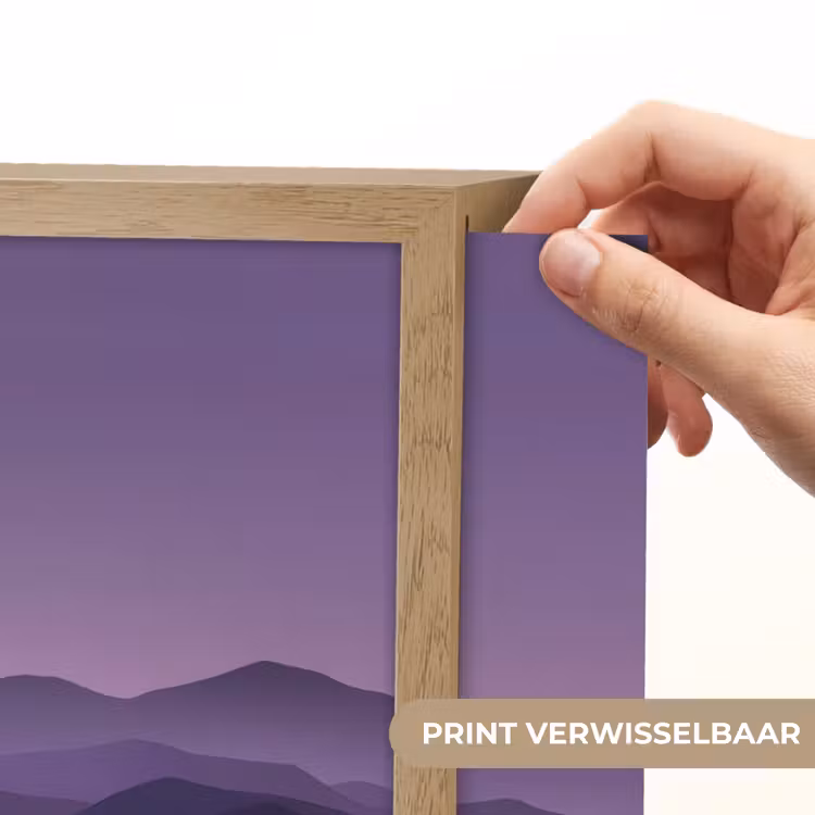 Lightbox - Wandlamp - Heuvels - Paars - Mist - Zon — 5