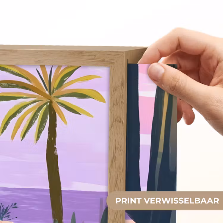 Lightbox - Wandlamp - Huizen - Minimalistisch - Palmbomen - Kust — 5