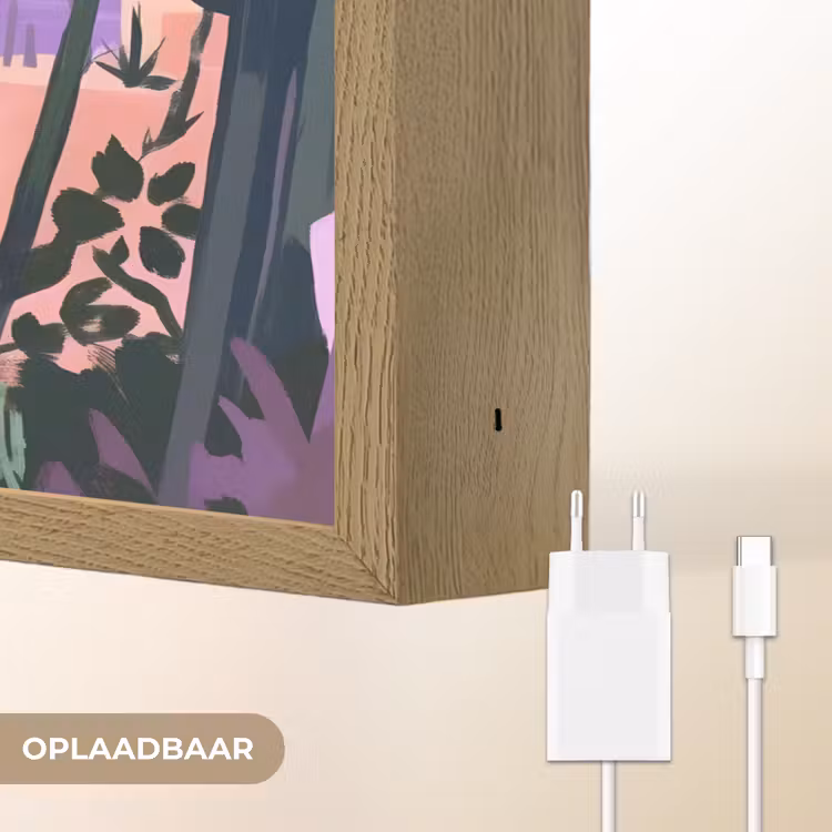 Lightbox - Wandlamp - Huizen - Minimalistisch - Palmbomen - Kust — 7