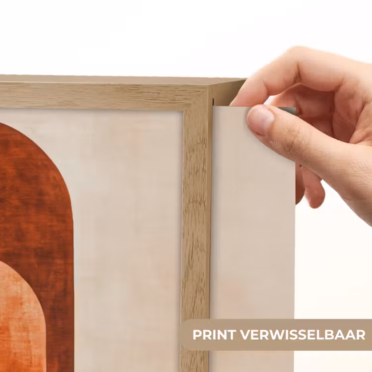 Lightbox - Wandlamp - Illustratie - Abstract - Vormen - Rood — 5