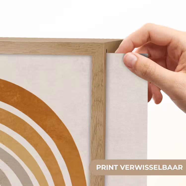 Lightbox - Wandlamp - Minimalistisch - Boog - Lijnen - Beige — 5
