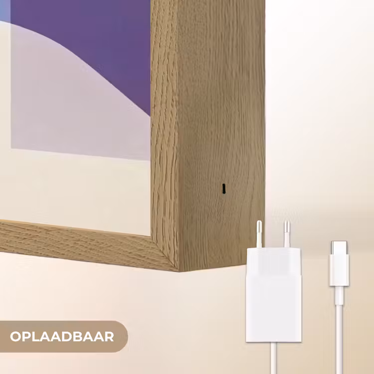 Lightbox - Wandlamp - Vormen - Abstract - Grafisch - Oranje — 7
