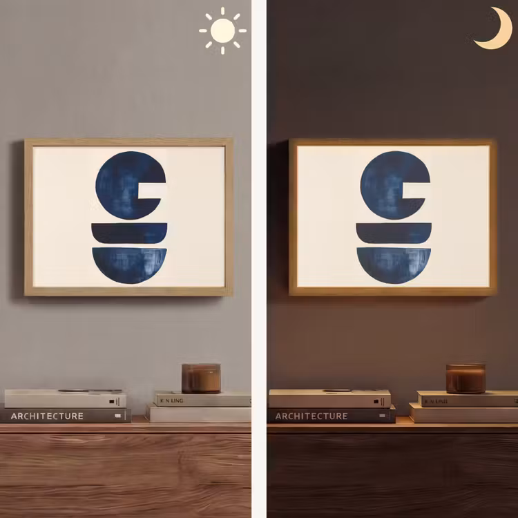 Lightbox - Wandlamp - Vormen - Blauw - Abstract — 6