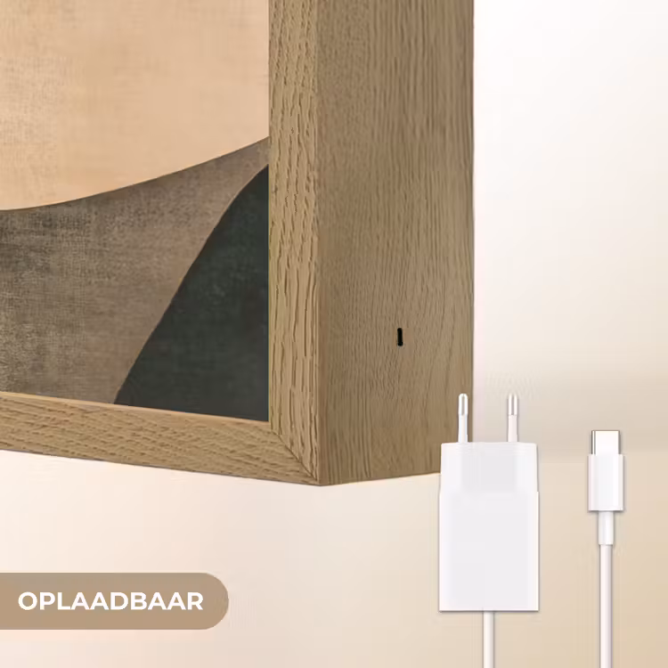 Lightbox - Wandlamp - Vormen - Okergeel - Abstract — 7