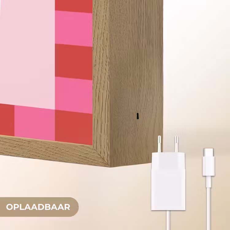 Lightbox - Wandlamp - Kiss - Roze - Frans - Valentijn — 6
