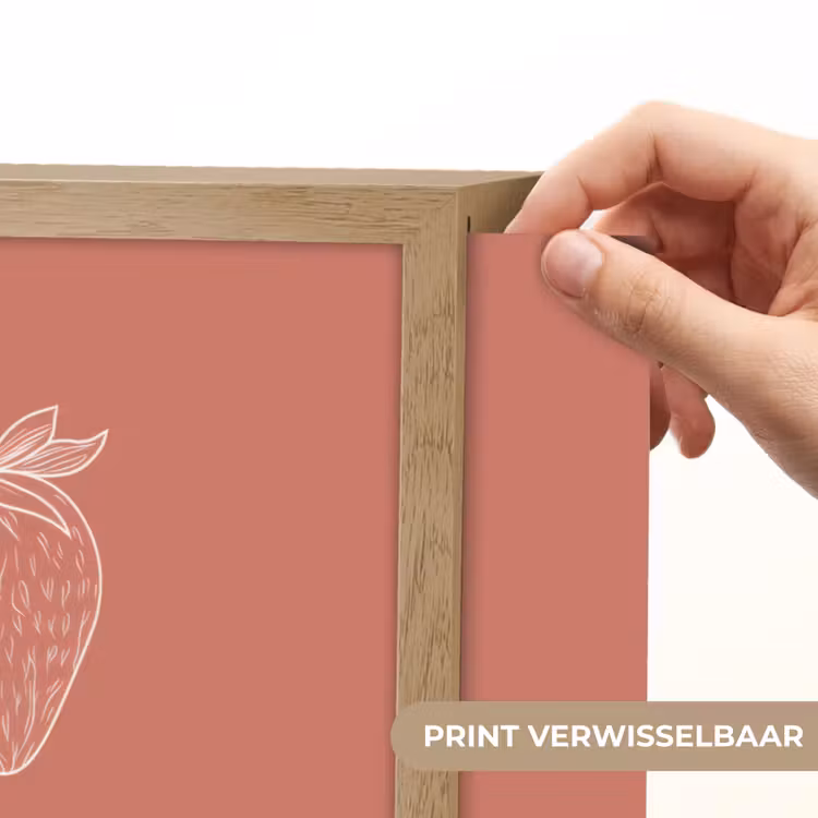 Lightbox - Wandlamp - Minimalistisch - Illustratie - Aardbei - Tak — 5