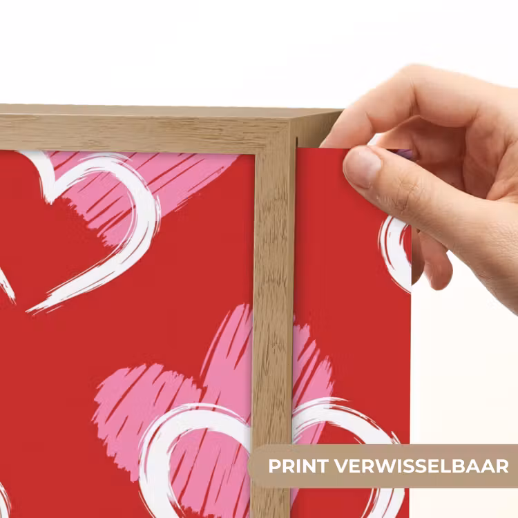Lightbox - Wandlamp - Patroon - Hartjes - Roze - Valentijn — 5