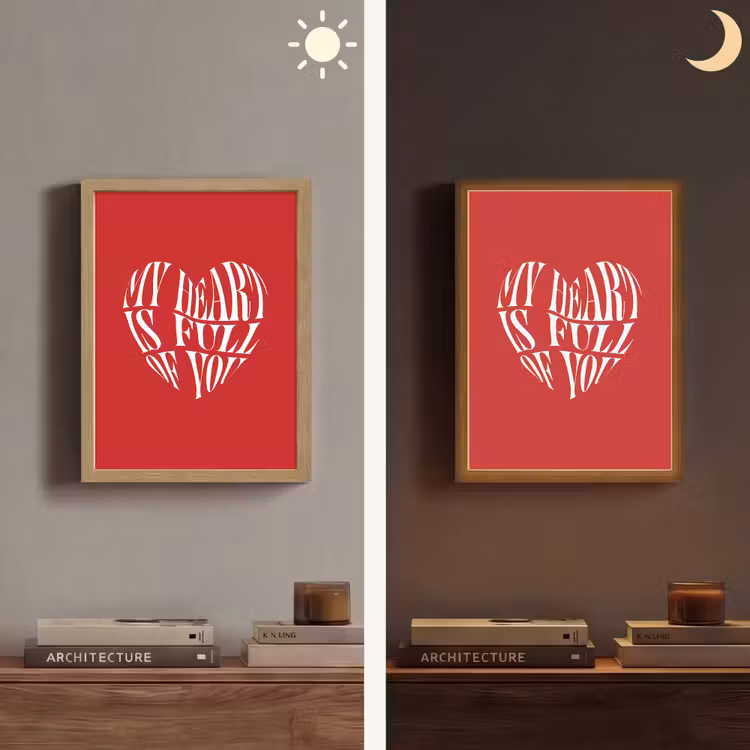 Lightbox - Wandlamp - Rood - Hart- Tekst - Valentijn — 5
