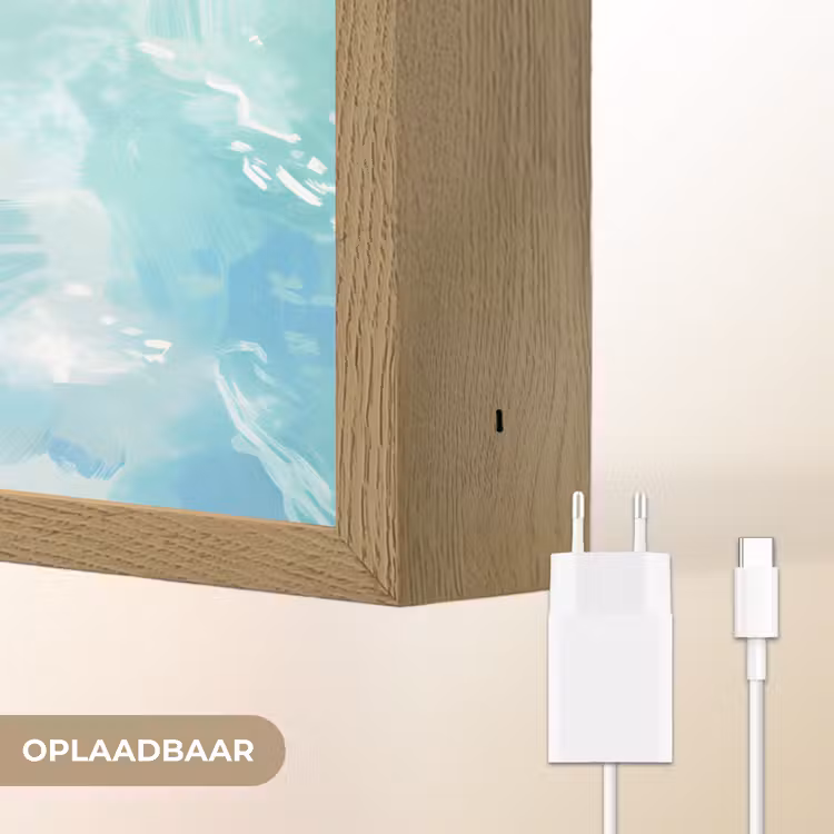Lightbox - Wandlamp - Schildpad - Zee - Blauw - Schittering — 7