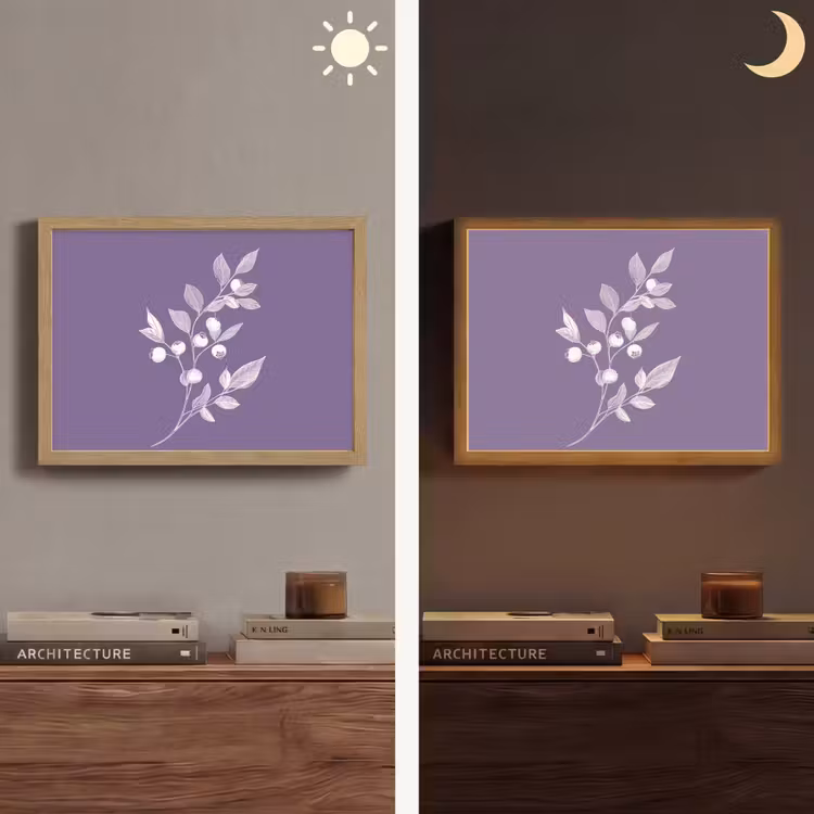 Lightbox - Wandlamp - Tak - Sierlijk - Bladeren - Minimalistisch — 6