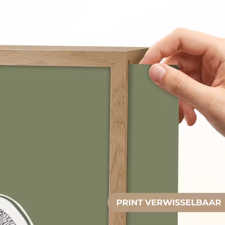 Lightbox - Wandlamp - Vijgen - Minimalistisch - Getekend - Mosgroen — 5