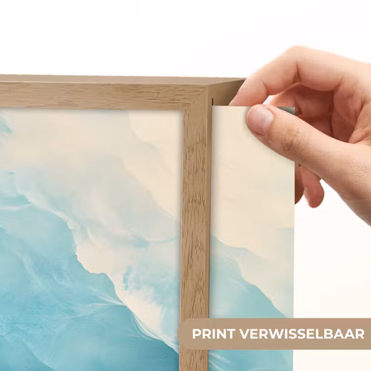 Lightbox - Wandlamp - Zee - Silhouet - Abstract - Blauw — 5