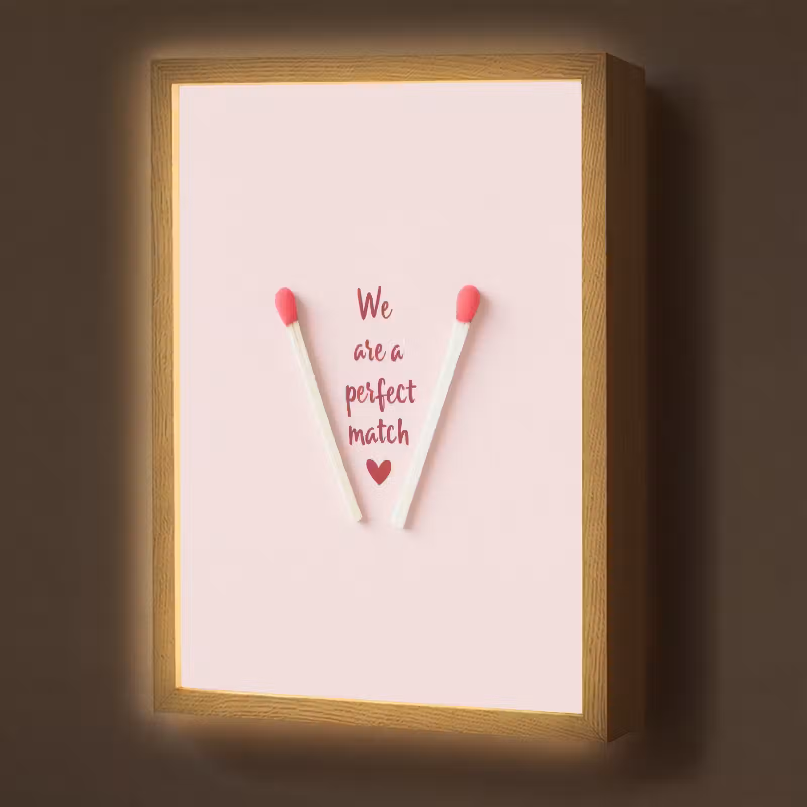 Lightbox - Wandlamp - Perfect - Minimalistisch - Valentijn — 1