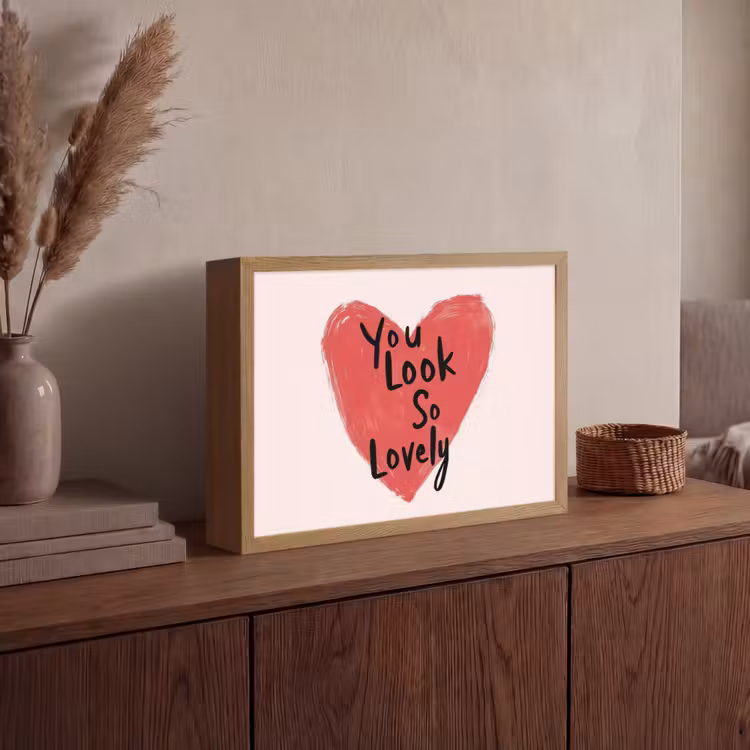 Lightbox - Wandlamp - Hart - Rood - Valentijn — 4