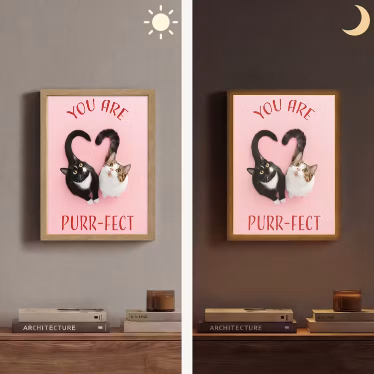 Lightbox - Wandlamp - Kat - Hart - Tekst - Valentijn — 5