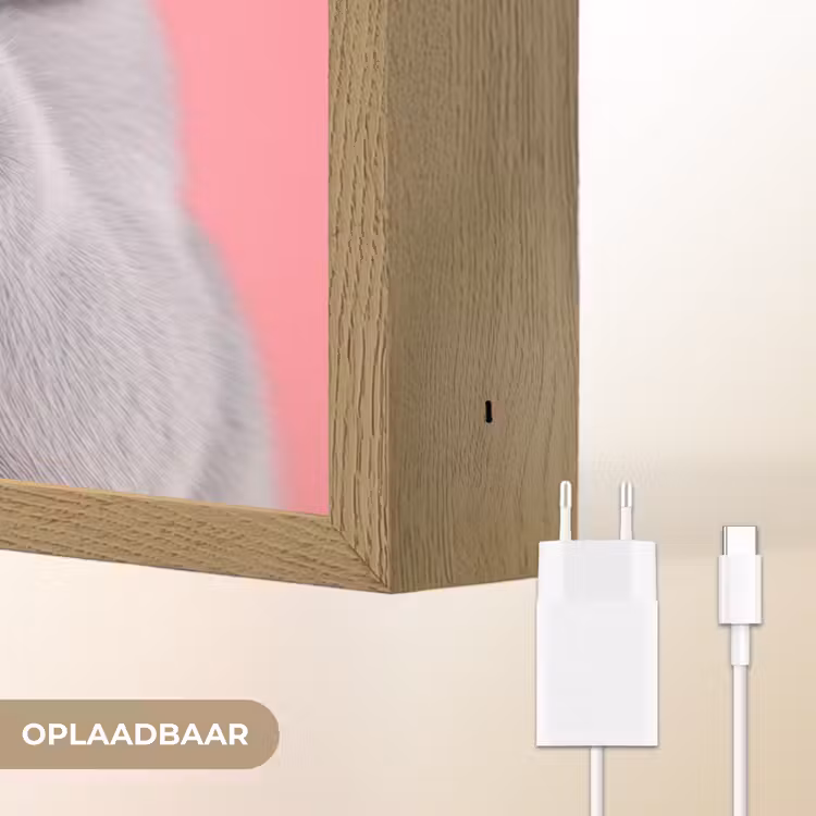 Lightbox - Wandlamp - Kat - Valentijn - Roze - Liefde — 6