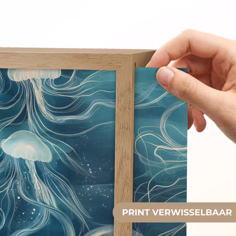 Lightbox - Wandlamp - Kwallen - Zee - Wit - Golven — 5