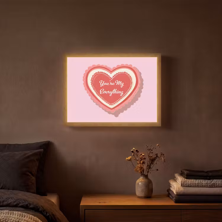 Lightbox - Wandlamp - Liefde - Hart - Valentijn — 3