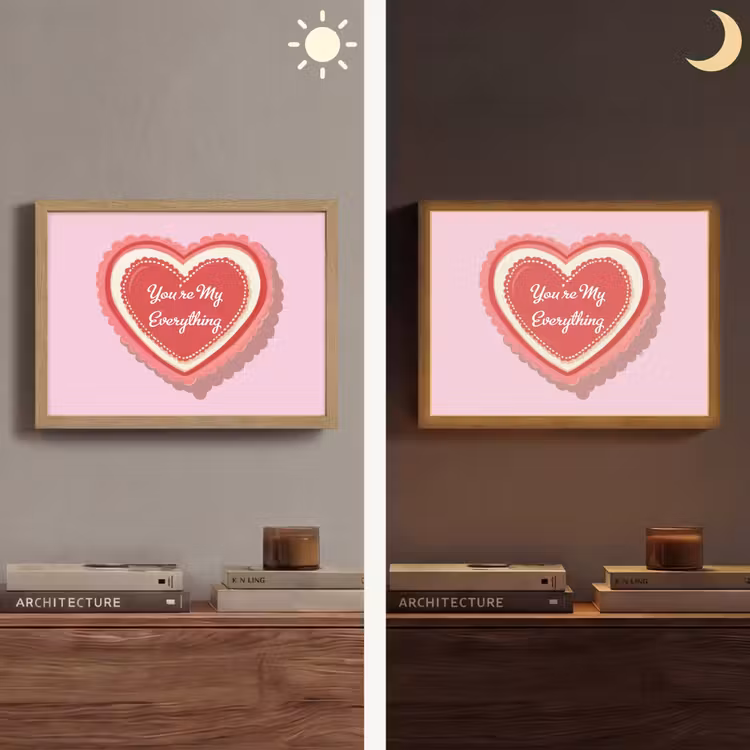 Lightbox - Wandlamp - Liefde - Hart - Valentijn — 6