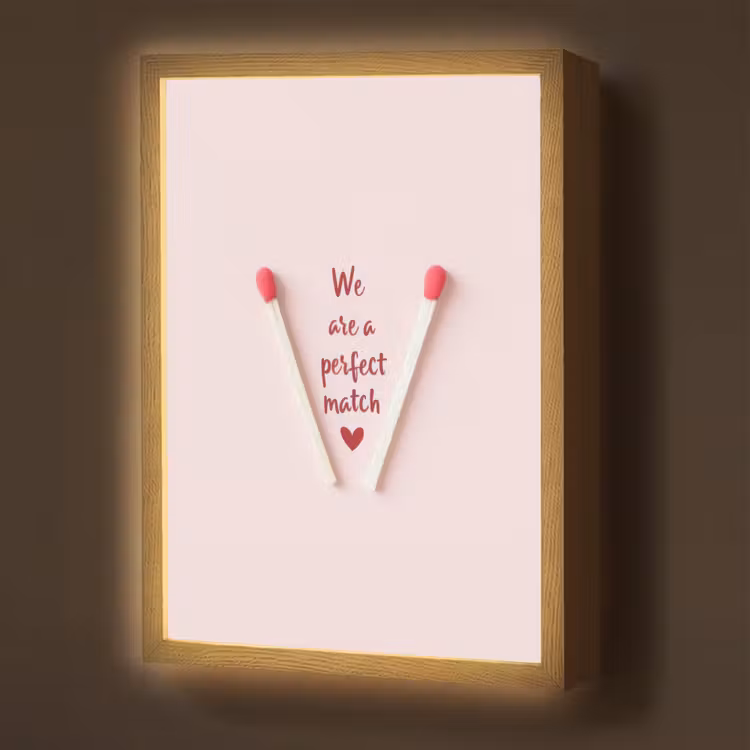 Lightbox - Wandlamp - Perfect - Minimalistisch - Valentijn — 1