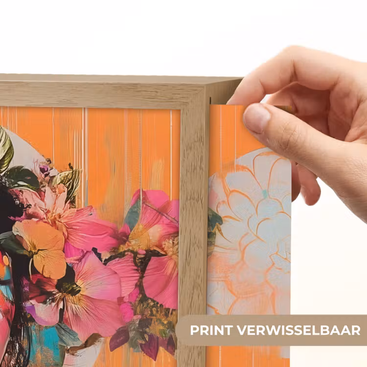 Lightbox - Wandlamp - Portret - Vrouw - Abstract - Bloemen — 5