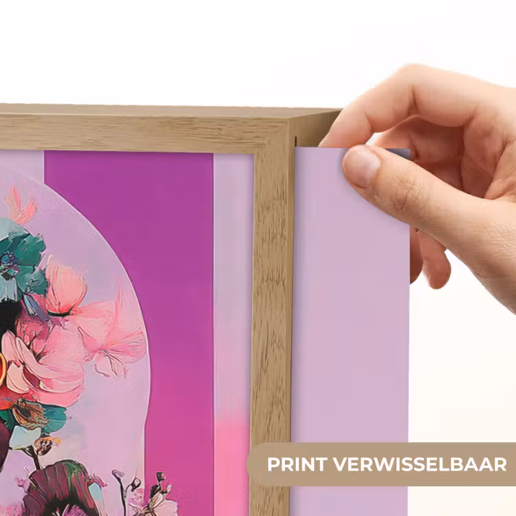 Lightbox - Wandlamp - Portret - Vrouw - Abstract - Bloemen — 5