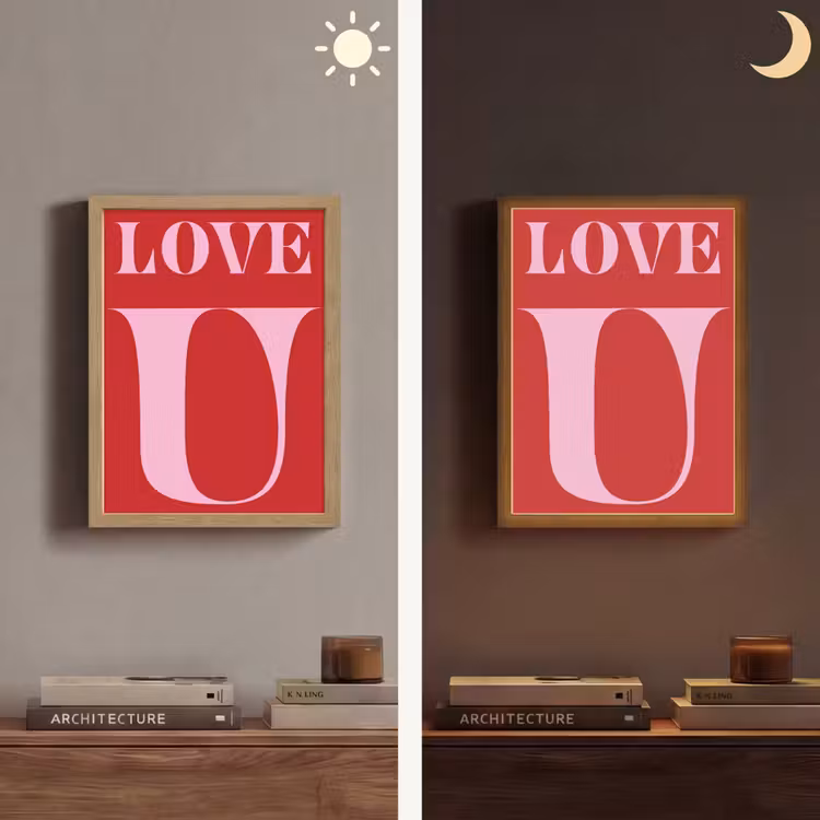 Lightbox - Wandlamp - Rood - Love - Valentijn - Roze — 5