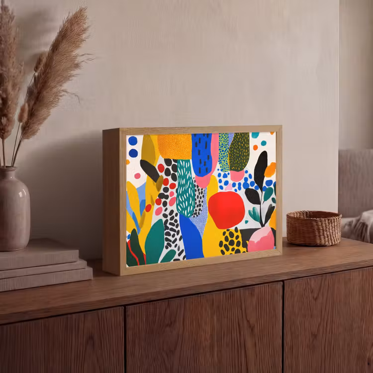 Lightbox - Wandlamp - Stippen - Vormen - Modern - Kleuren — 4