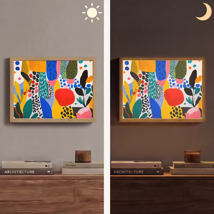 Lightbox - Wandlamp - Stippen - Vormen - Modern - Kleuren — 6