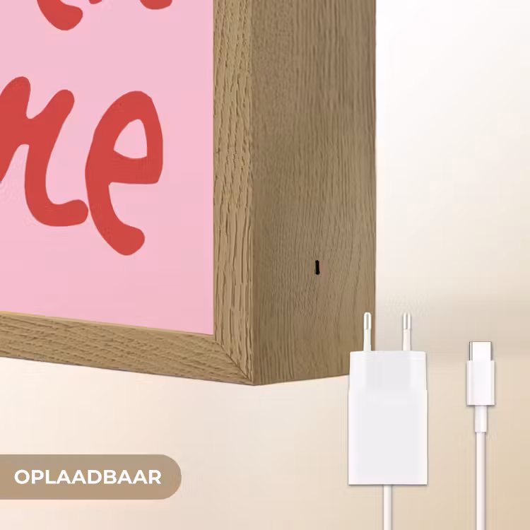 Lightbox - Wandlamp - Valentijn - Hart - Liefde - Roze — 6