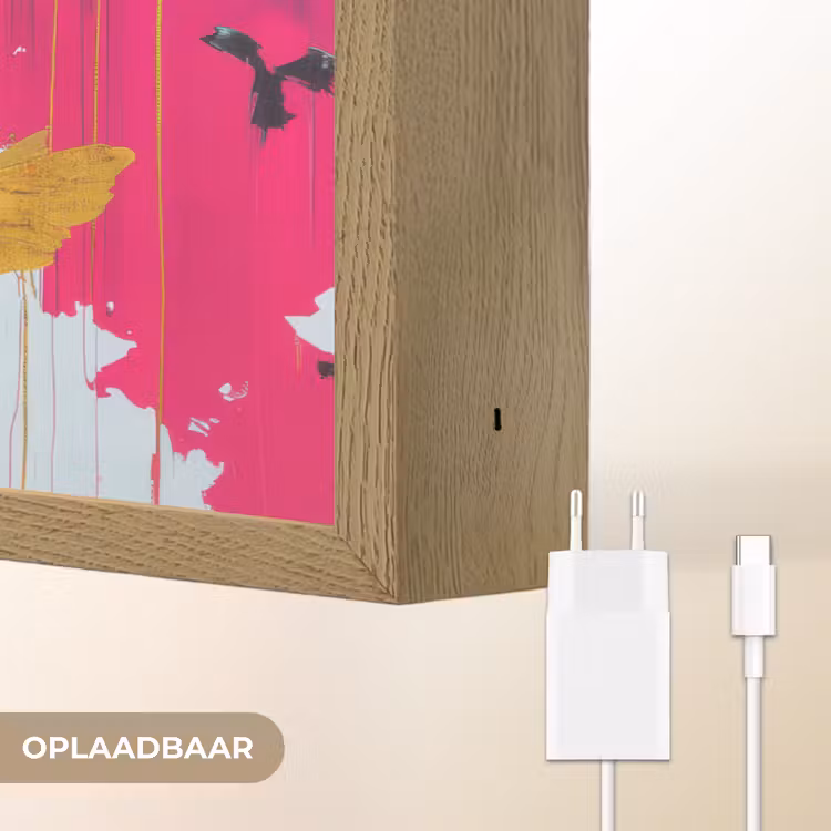 Lightbox - Wandlamp - Vrouw - Abstract - Kleurrijk — 7