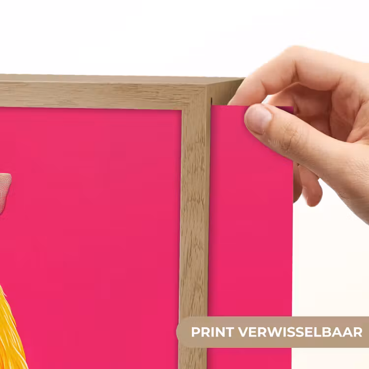Lightbox - Wandlamp - Haan - Kleurrijk - Kimono - Roze — 5
