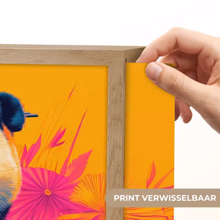Lightbox - Wandlamp - Kimono - Roze - Panda - Bloemenkroon — 5
