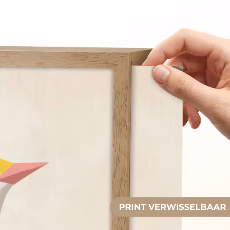 Lightbox - Wandlamp - Vogel - Minimalistisch - Geel — 5
