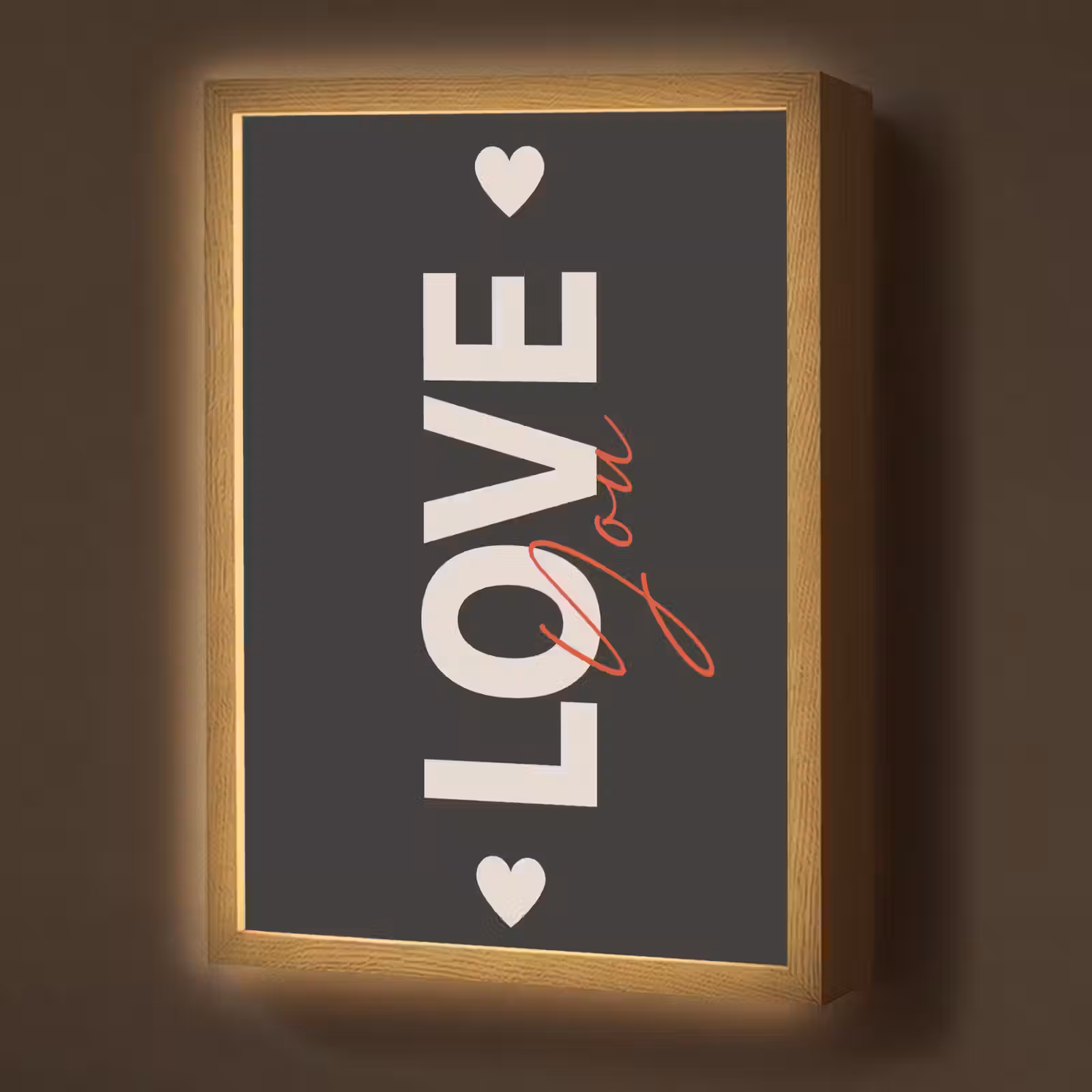 Lightbox - Wandlamp - Love - Rood - Valentijn — 1