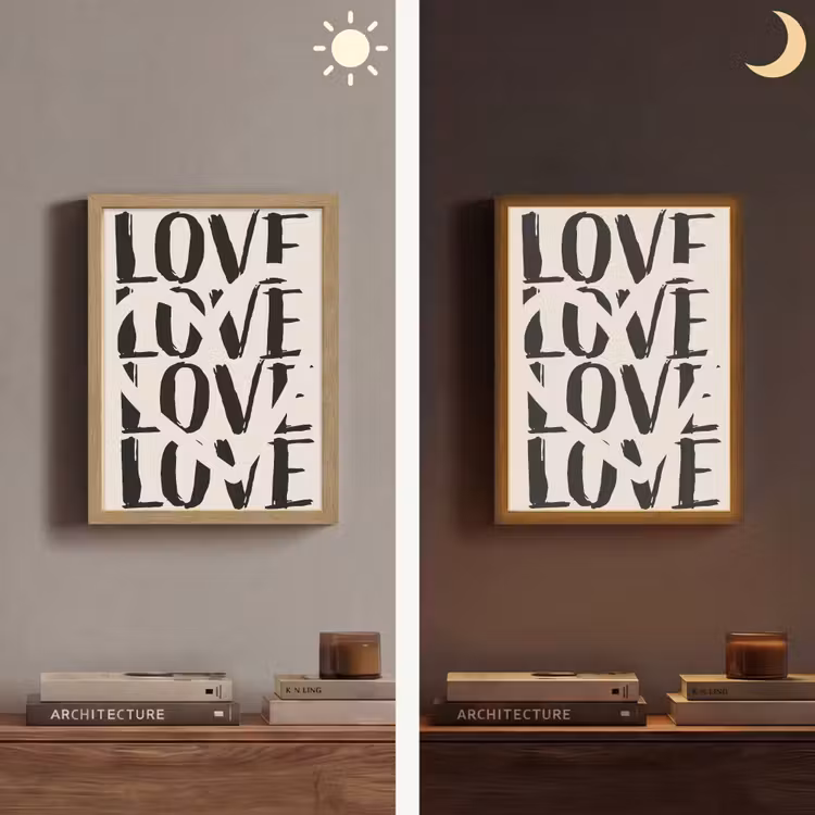 Lightbox - Wandlamp - Love - Hart - Beige — 5